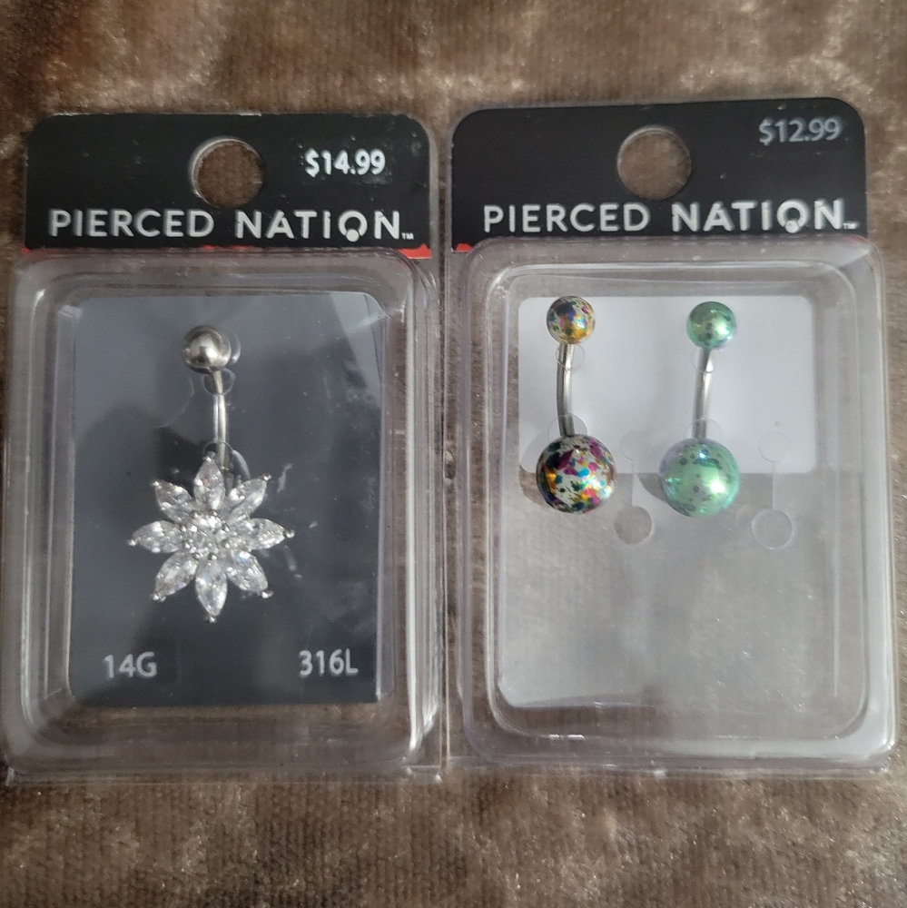 Hot Topic 14 gauge belly button rings